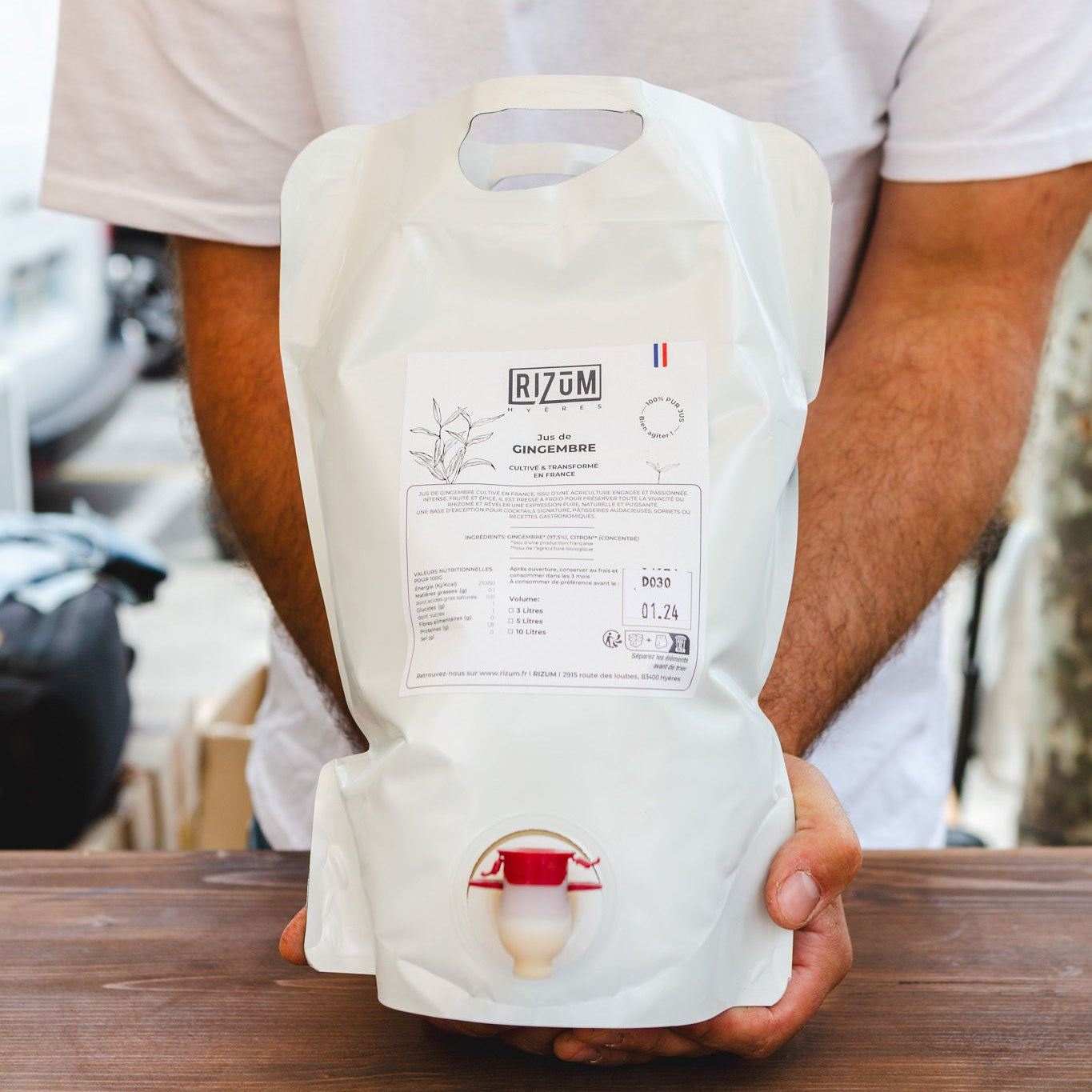 BIB de jus de gingembre
