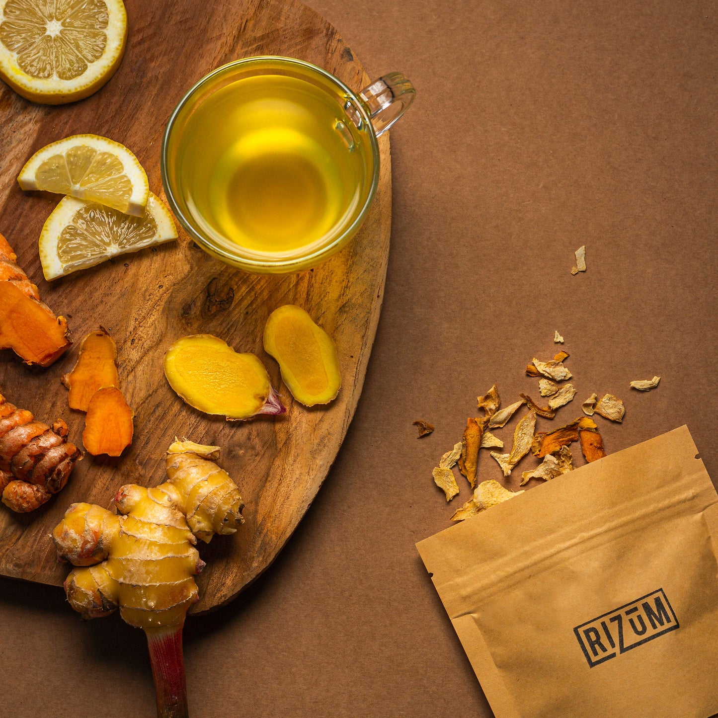 Infusion Gingembre Curcuma Citron