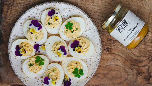 Mayonnaise au chutney gingembre et curcuma