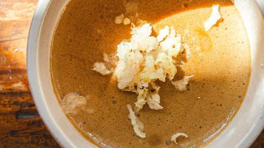 Panna cotta au gingembre frais